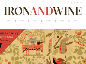 Iron & Wine Website